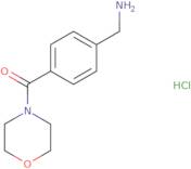 [4-(Morpholine-4-carbonyl)phenyl]methanamine hydrochloride