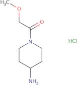 1-(4-Aminopiperidin-1-yl)-2-methoxyethan-1-one hydrochloride