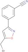 3-(5-Bromomethyl-isoxazol-3-yl)-benzonitrile