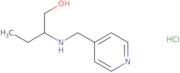 2-[(4-Pyridinylmethyl)amino]-1-butanol hydrochloride