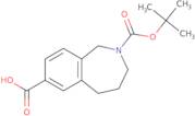 2-[(tert-Butoxy)carbonyl]-2,3,4,5-tetrahydro-1H-2-benzazepine-7-carboxylic acid