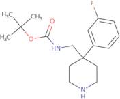 tert-Butyl {[4-(3-fluorophenyl)piperidin-4-yl]methyl}carbamate