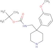 tert-Butyl [4-(3-methoxyphenyl)piperidin-4-yl]methylcarbamate