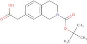 2-(2-(tert-Butoxycarbonyl)-1,2,3,4-tetrahydroisoquinolin-7-yl)acetic Acid