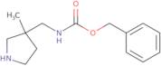 Benzyl N-[(3-methylpyrrolidin-3-yl)methyl]carbamate