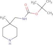 tert-butyl N-[(4-methylpiperidin-4-yl)methyl]carbamate