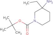 3-Amino-3-ethylpiperidine, N1-Boc protected