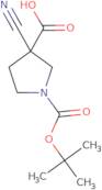 1-[(tert-butoxy)carbonyl]-3-cyanopyrrolidine-3-carboxylic acid