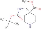 Methyl 4-(([(tert-butoxy)carbonyl]amino)methyl)piperidine-4-carboxylate