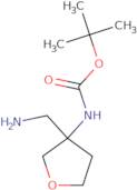 tert-butyl N-[3-(aminomethyl)oxolan-3-yl]carbamate