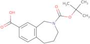 2-[(tert-Butoxy)carbonyl]-2,3,4,5-tetrahydro-1H-2-benzazepine-8-carboxylic acid