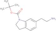 tert-Butyl 6-(2-aminoethyl)-2,3-dihydro-1H-indole-1-carboxylate