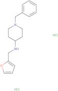 1-Benzyl-N-(furan-2-ylmethyl)piperidin-4-amine dihydrochloride