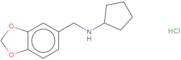 Benzo[1,3]dioxol-5-ylmethyl-cyclopentyl-amine hydrochloride