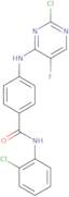 4-((2-chloro-5-fluoropyrimidin-4-yl)amino)-N-(2-chlorophenyl)benzamide