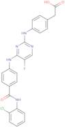 2-(4-(4-(4-(2-Chlorophenylcarbamoyl)phenylamino)-5-fluoropyrimidin-2-ylamino)phenyl)acetic Acid