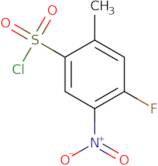 4-Fluoro-2-methyl-5-nitrobenzene-1-sulfonyl chloride
