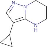 3-Cyclopropyl-4H,5H,6H,7H-pyrazolo[1,5-a]pyrimidine