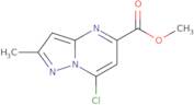 Methyl 7-chloro-2-methylpyrazolo[1,5-a]pyrimidine-5-carboxylate