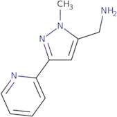 (1-Methyl-3-(pyridin-2-yl)-1H-pyrazol-5-yl)methanamine