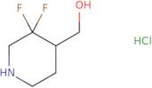 (3,3-difluoropiperidin-4-yl)methanol hcl