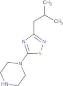 1-[3-(2-Methylpropyl)-1,2,4-thiadiazol-5-yl]piperazine