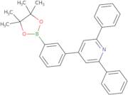 2,6-Diphenyl-4-(3-(4,4,5,5-tetramethyl-1,3,2-dioxaborolan-2-yl)phenyl)pyridine