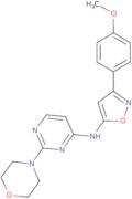 3-(4-Methoxyphenyl)-N-(2-morpholin-4-ylpyrimidin-4-yl)-1,2-oxazol-5-amine