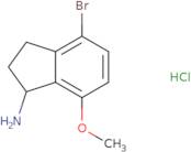 4-Bromo-7-methoxy-2,3-dihydro-1H-inden-1-amine hydrochloride