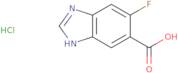 5-Fluoro-1H-1,3-benzodiazole-6-carboxylic acid hydrochloride