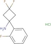 3,3-Difluoro-1-(2-fluorophenyl)cyclobutan-1-amine hydrochloride