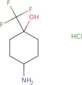 rac-(1S,4S)-4-Amino-1-(trifluoromethyl)cyclohexan-1-ol hydrochloride