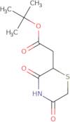 tert-Butyl 2-(3,5-dioxothiomorpholin-2-yl)acetate