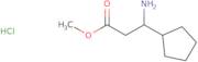 Methyl 3-amino-3-cyclopentylpropanoate hydrochloride