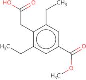 2-[2,6-Diethyl-4-(methoxycarbonyl)phenyl]acetic acid