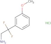 2,2-Difluoro-2-(3-methoxyphenyl)ethan-1-amine hydrochloride