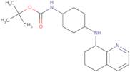 tert-Butyl (1R,4R)-4-(5,6,7,8-tetrahydroquinolin-8-ylamino)cyclohexylcarbamate