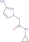 2-(3-Amino-1H-pyrazol-1-yl)-N-cyclopropylacetamide