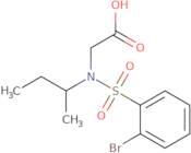 2-[N-(Butan-2-yl)2-bromobenzenesulfonamido]acetic acid