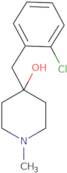 4-[(2-Chlorophenyl)methyl]-1-methylpiperidin-4-ol