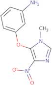 3-[(1-Methyl-4-nitro-1H-imidazol-5-yl)oxy]aniline