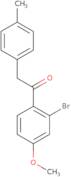 1-(2-Bromo-4-methoxyphenyl)-2-(4-methylphenyl)ethan-1-one