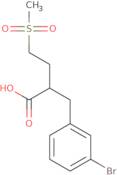 2-[(3-Bromophenyl)methyl]-4-methanesulfonylbutanoic acid