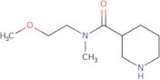 N-(2-Methoxyethyl)-N-methylpiperidine-3-carboxamide