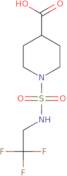 1-(N-(2,2,2-Trifluoroethyl)sulfamoyl)piperidine-4-carboxylic acid