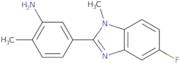 5-(5-Fluoro-1-methyl-1H-1,3-benzodiazol-2-yl)-2-methylaniline