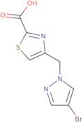 4-[(4-Bromo-1H-pyrazol-1-yl)methyl]-1,3-thiazole-2-carboxylic acid