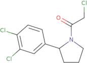 2-Chloro-1-[2-(3,4-dichlorophenyl)pyrrolidin-1-yl]ethan-1-one