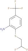 2-[(2,2-Difluoroethyl)sulfanyl]-5-(trifluoromethyl)aniline