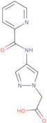 {4-[(Pyridine-2-carbonyl)-amino]-pyrazol-1-yl}-acetic acid